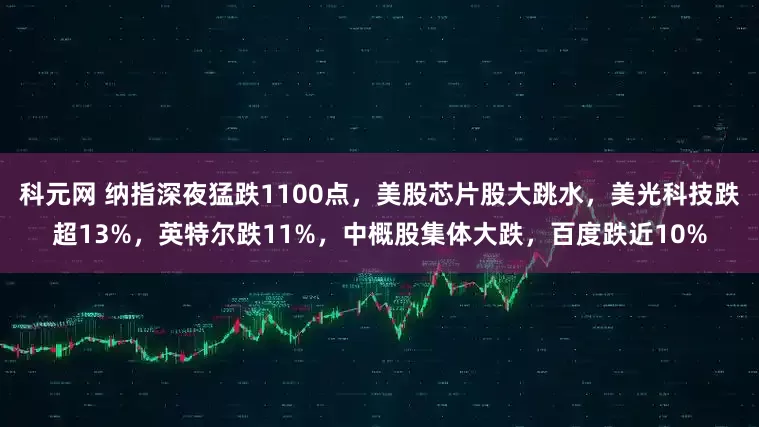 科元网 纳指深夜猛跌1100点，美股芯片股大跳水，美光科技跌超13%，英特尔跌11%，中概股集体大跌，百度跌近10%